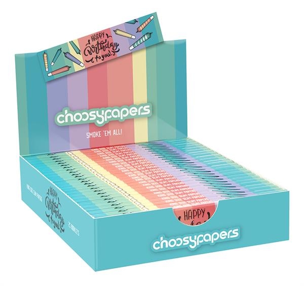 Choosypapers King Size Slim Zigarettenpapier Happy Birthday